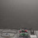 Lionel Junction North Pole Central Electric O Gauge Bluetooth Model Train Set with Remote and Lighted FasTrack