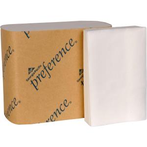 Georgia-PacificPreference 2-Ply Interfolded Toilet Paper by PRO , 10101, 400 Sheets Per Pack, 60 Packs Per Case, White Georgia-PacificPreference 2-Ply Interfolded Toilet Paper by PRO , 10101, 400 Sheets Per Pack, 60 Packs Per Case, White