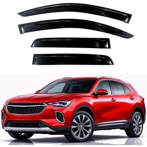 KPY Rain Guards Fit for 2021-2023 Buick Envision, Out-Channel Window Visors Vent Wind Deflectors 4PC, Car Accessories for 21-23 Envision