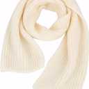 Kids Winter Scarf Soft Knit Neck Warmer, Stretchable Toddler Beanie Scarves for Boys Girls 3-8 Years