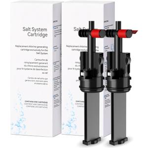 Salt System Cartridge Replacement - Water Treatment Replacement Cartridge for Spas & Hot Tubs, Hot Tub Salt Cartridge for Hot Spring Highlife, Limelight, Up to 4 Months Each, 2Pack