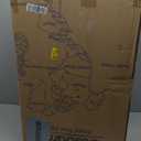 Cosbarn Luggage Sets 5 Piece Suitcases with Wheels, Suitcase Set ABS Hard Case Luggage with TSA Lock Spinner Wheels Durable Travel Luggage (Black)