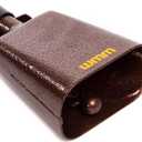 10 Inch Steel Cowbell with Handle Cheering Bell for Sports Events Large Solid School Bells & Chimes Percussion Musical Instruments Call Bell Alarm(Copper)