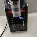 Fiii Slushie Machine 92 oz, Slushy Machine for Home, 6 Preset Programs, Quiet Operation, LED Display, Auto-Clean, No Ice Needed, Perfect for Milkshakes, Margarita Smoothie, Frappes and More (Black Silver)