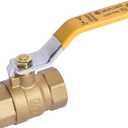 Full Port Forged LF Brass Ball Valve With Female Thread NPT Connector150 PSI WSP / 600 PSI WOG. (1 Inch)