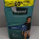 Depend Fresh Protection Adult Diapers, Incontinence Underwear for Men, Disposable, Maximum, Small/Medium, Grey, 32 Count 