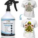 NGOODIEZ Sublimation Spray for Cotton T-Shirts & Polyester | Complete Kit with Pro Guide | Sublimation Coating Spray for All Materials | Quick Dry, Anti-Fade, Washable, One Step Application (250ml)
