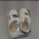 Dream Pairs Girls Ballerina Flats Mary Jane Front Bow Dress Shoes (4 Big Kid, White)