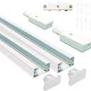 H Track 120V 3 Feet H 3-Wire Track, with mounting Accessories, Single Circuit,White