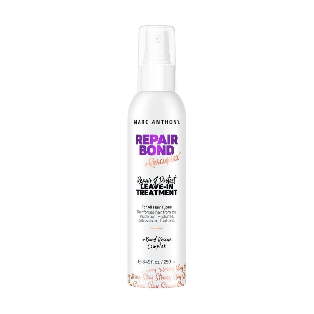 Marc Anthony Repairing Leave-In Conditioner, 8.45 fl oz - Repairs, Strengthens & Maintains Bonds within Hair - Eliminates Frizz, Flyaways & Reduce Breakage - Dry & Damaged Hair (8.45 Fl Oz (Pack of 1))