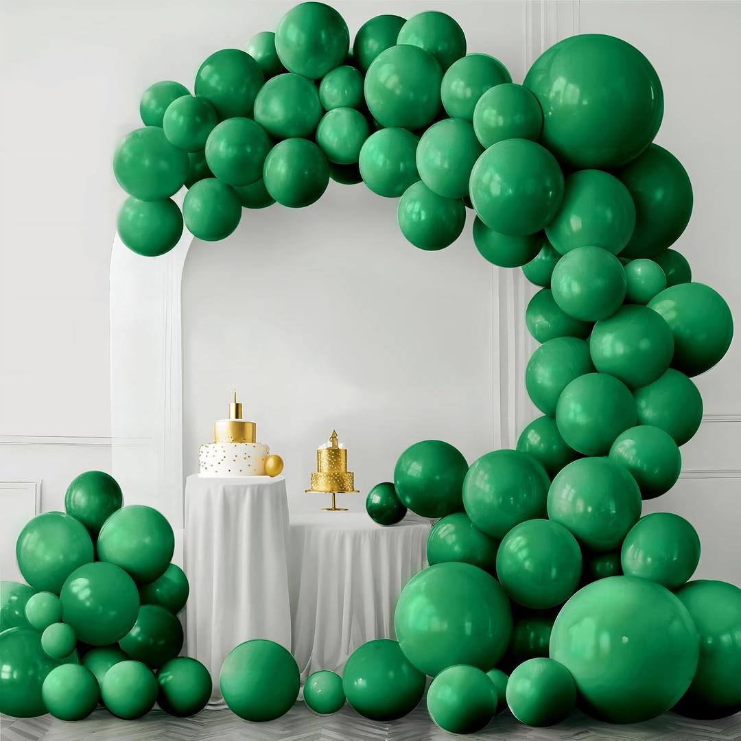 KatchOn Dark Green Balloons 12 Inch, Pack of 110