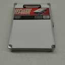 Vaultz Whiteboard Locking Storage Clipboard, Holds 8.5 x 11 Sheets, White/Silver/Black