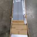 DHP 4308429 Miles Full Desk, Silver Metal Loft Bed