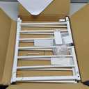 Freestanding Short Dog Gate - No Drill Pressure Mount, 13" Tall Small Pet Gate Easily Step Over, 16"- 30'' Width Expandable Metal Small Puppy Gate for Stairs, Doorways, Kitchen, House, Indoor/ Outdoor