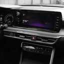 Center Contro AC Vent Cover Compatible with Kia K5 2021-2024 Accessories(Carbon Fiber Pattern)