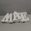 7 Pcs New Year Large LED Letter Sign LED Lights Battery Powered Table Decoration for New Year Christmas Party Tabletop Decoration