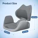 Multifunctional Pelvic Correction & Massage Cushion,Pelvic Floor Repair & Hip Shaping for Postpartum Recovery, Waist/Buttock Massager with Heat, Timer & Smart Control Chair Pad for Muscle Relief