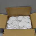 200 Sets 58mm(2.25 in) Blank Pin Back Buttons Parts for Button Maker Machine 58mm, Round Badge Making Supplies, Includes Metal Cover, Plastic Button Back Cover, Clear Film&Blank Paper