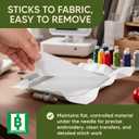 HBI H.B.I. PRODUCTS H.B.I. Peel & Stick Tear Away stabilizer for Embroidery Roll, 15" x 10 Yards, 1.5 oz Embroidery Stabilizer, Embroidery Backing for Machine, Tear Away Embroidery Stabilizer Roll.