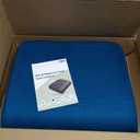 YOUFI Thick Memory Foam & Gel Seat Cushion, 18"X16"X4" Large Chair Cushion for Wheelchair Mobility Scooters, with Non-Slip Bottom and Carry Handle (Blue)