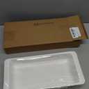 2 Pack Expandable Deep Drawer Organizer for Kitchen, Ideal as Cutlery Drawer Organizer. Sliding, Adjustable, 12.4-17.7". Durable Plastic.