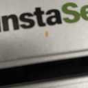 InstaSeal Vacuum Sealer for Food with 12 Bags, Preserves Foods 5x Longer, Space Saving Compact Upright Design Allows Machine to Seal Marinades, Soups, Meats for Sous Vide Cooking, Vegetables (Silver)