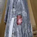 Liians Queen Size Bed Frame, Queen Bed with Charging Station Headboard and LED Lights, Platform Bed with Metal Slats, No Box Spring Needed