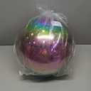 Lily's Home Gazing Globe Mirror Ball in Rainbow Stainless Steel - 12 Inch