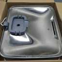 Kastty 4 Gal Dog Water Fountain for Large Dogs,15L Stainless Steel Dog Water Bowl Dispenser Triple Filtration,Ultra Quiet Automatic Pet Water Fountain with Water Level Window and LED Light(FS76)