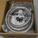 Blissland Bidet Sprayer for Toilet with Adjustable Water Pressure, Handheld Bidet Sprayer Kit- Stainless Steel. Don't Use Teflon Tape for Installation