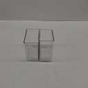 iDesign Adhesive Organizer Bin - Damage-Free Hanging for Kitchen, Bathroom, or Office - Set of 2 - Clear