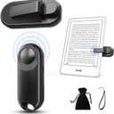 RF Remote Control Page Turner for Kindle Paperwhite,Kindle Accessories Remote Photo and Video for E-Book iPhone iPad Android Tablets Reading Novels Comics Remote Control Extenders(Black)
