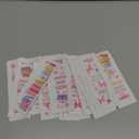 Peacoblue 30pcs UV DTF Bookmarks Wraps Transfer Stickers Pink Bow and Book for Women Men Reading, Waterproof Bookmarkers Decal(No Blank Bookmarks) for Acrylic Plastic Metal Blank Bookmark