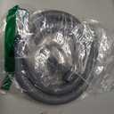 Electrical Conduit Kit 3/4'' 4FT Grey Electrical AC Whip Kit, Liquid-Tight Flexible Electrical Conduit with 90 Degree and Straight Connector Fittings