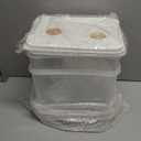 Domensi 2 Pack 2 Gallon Drink Dispenser for Fridge with Spigot Water Dispenser Leak Proof Lids Filter Screen Beverage Juice Container Sealed Plastic Lemonade Milk Cold Hot Drink Tea Jug for Party