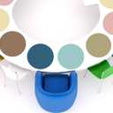 CHUNNIN 12Pcs Boho Large Dry Erase Dots 12 Inch Removable Smooth Circle Stickers Desktop Writing Spots Back to School Decorations for Classroom Whiteboard Wall Desk Cutouts Teacher Must Haves