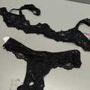 Avidlove Lingerie Set For Women Lace Bra and Panty Set Sexy Underwire Lingerie Set (Medium, Black)