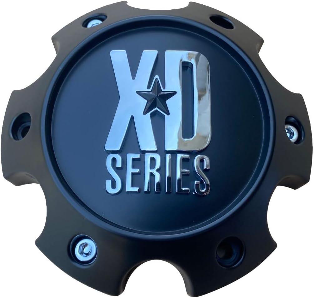 Wheel Hub Cap KMC XD Satin Black 6 Lug Bolt On XD820/XD835 Wheel Center Cap 1079L145SB-H42 1 PC