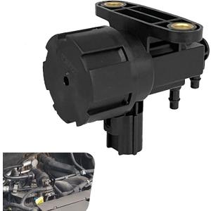 EGR Vacuum Solenoid Valve, F57Z9J459C F63Z9J459AA EGR Valve Replacement, Compatible with Ford Lincoln Mercury Select Models (Black)