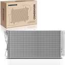 A-Premium Air Conditioning Condenser Compatible with Kia Rondo | for 2007-2010 Kia Rondo 2.4L 2.7L AC Condenser, Replace# 976061D100, Parallel Flow Aluminum Core, Stable Cooling & OE Fit