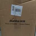 Hanke 24 Inch Luggage Suitcases With Spinner Wheels Lightweight PC Hard Shell Rolling Suitcase With Travel Lock,Checked-Medium 24-Inch Brown