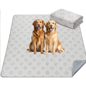 FXW Washable Dog Pee Pads, Khaki, Square: 63 x 63-in, 1 count