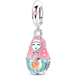 S925 Sterling Silver Charm Fit for Pandora Bracelet Original Pendant Bead Jewelry Gift for Her