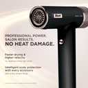 Shark SpeedStyle Pro Professional Performance High-Velocity Hair Dryer System with Scalp Shield and IQ Speed Styling & Drying Suite, Straight and Wavy Hair, Lightweight, Ionic, No Heat Damage, HD731