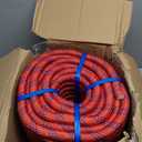 150Ft 3/4 Inch Heavy Duty Climbing Rope - for Tree Swing, Pulling, Outdoor & Gym Use (Red)