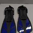 Sugaroom Swim Fins Open Heel, Adjustable Snorkel Fins Diving Fins with Mesh Bag, Snorkeling Gear Flippers Travel Size Short Flippers for Lap Swimming Scuba Dive Adult Men Women Kids | Kids JR 9-13 S/MD