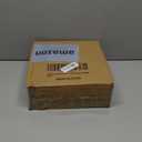 Sobel & Gala PREMIUM 40 Piece Ivory Scalloped Plastic Plates with Gold Rim - 20 Dinner and 20 Dessert - Fancy Disposable Plates for Party - Elegant Wedding Supplies