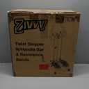 ZIWWVY Stepper Machine with Resistance Bands, Mini Stepper with 300LBS Weight Capacity, Twist Stepper for Full Body Workout, Adjustable Step Height, Smooth and Quiet, Step Machine for Men Women