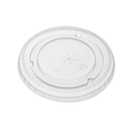 Restaurantware Plastic Cup Lids 100 Pack Fits 12 and 20 oz Cold Cups with Straw Slot Disposable Beverage Drinking Lids for Concession Stands, Bars, Kiosks