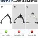 6pc Front Upper Control Arms(Forged Steel) Suspension Kit with Ball Joints Fit for 2007-2014 Cadillac Escalade Suburban GMC Yukon XL 1500 2007-2016 Silverado Sierra 1500 2007-2013 Avalanche
